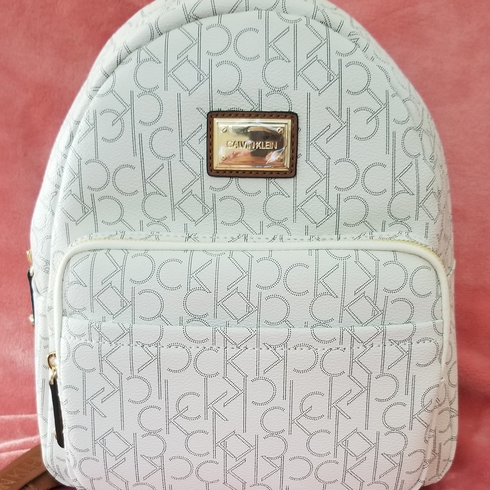 Calvin Klein Monogram Key Item Backpack Limited Ed